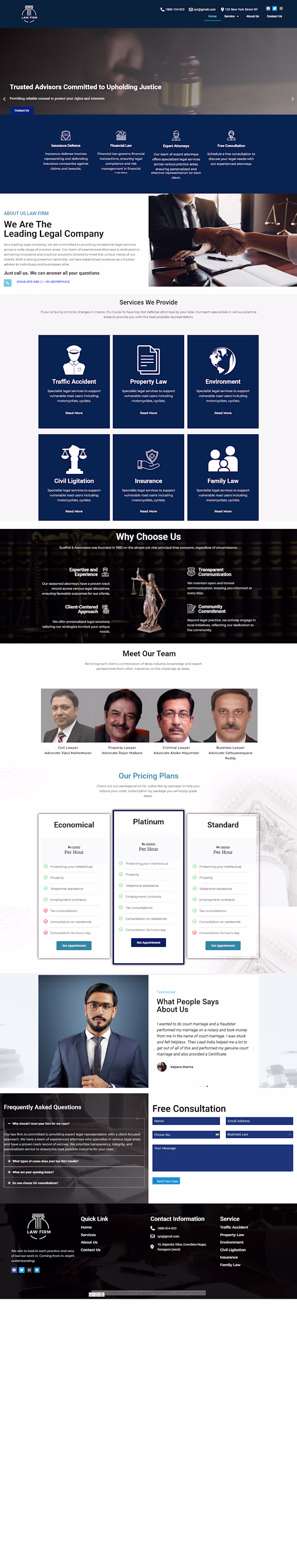 Law Firm Website Design (WordPress)

I
