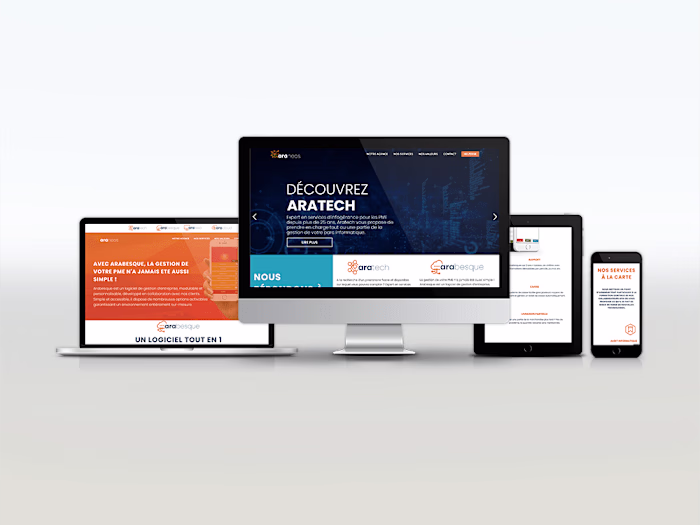Web Design and rebranding for tech company