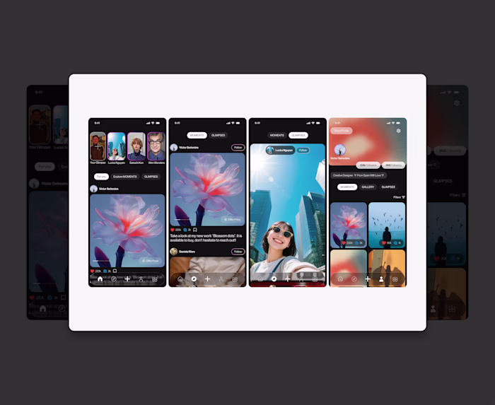 UI Design for Artist-Focused App