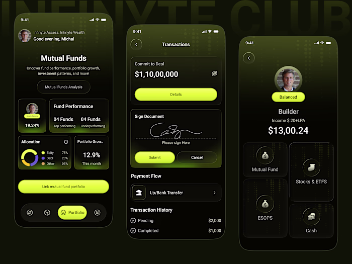 Here is my Private Investment App Redesign Feel free to give...