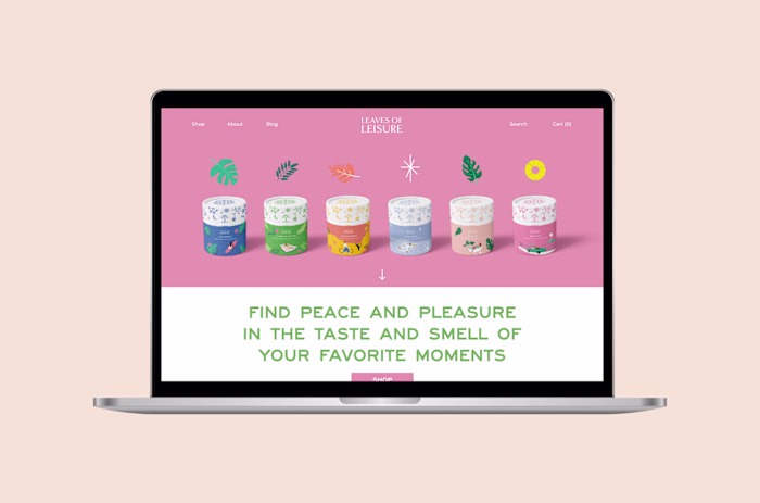 LEAVES OF LEISURE - Web Design