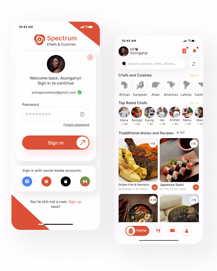 I recently designed a mobile