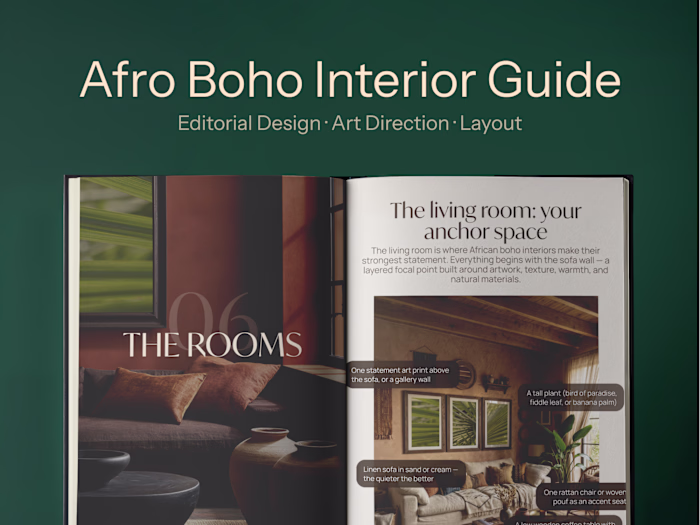 An end-to-end editorial design project