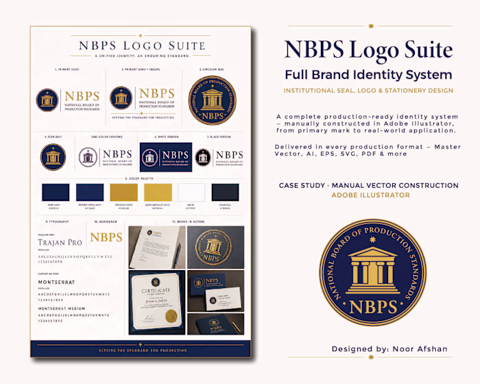 NBPS Logo & Brand Identity System