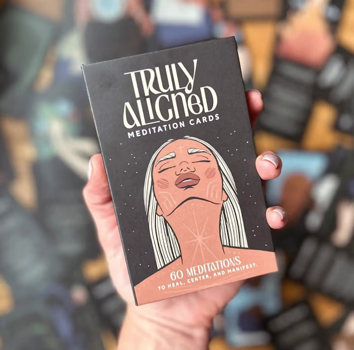 Truly Aligned Meditation Cards ✷ Creative Direction