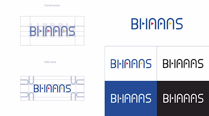 BHAAAS Logo and Complete Brand Identity Design