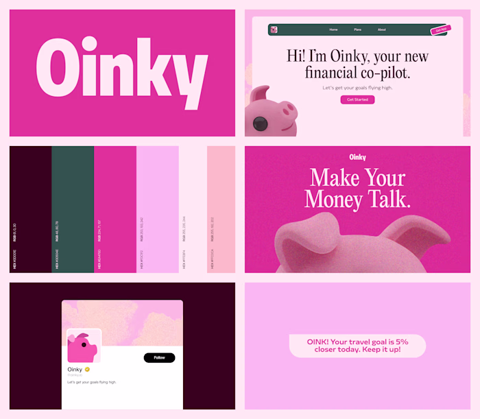 Oinky - Visual identity