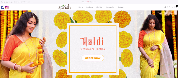 Sprish Studio: Business Website