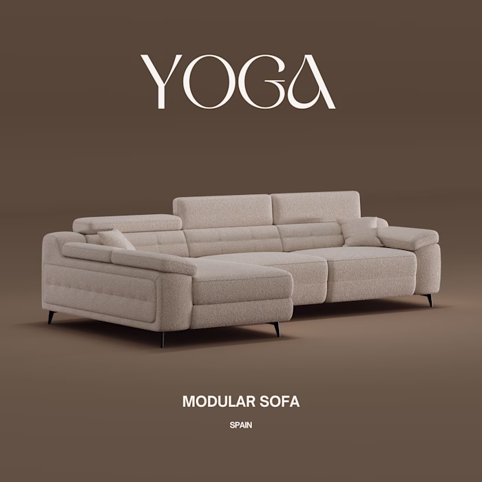 Yoga modular sofa from Spain
Programm: