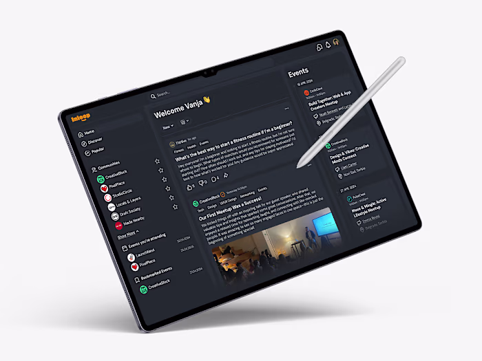 Web App for Events