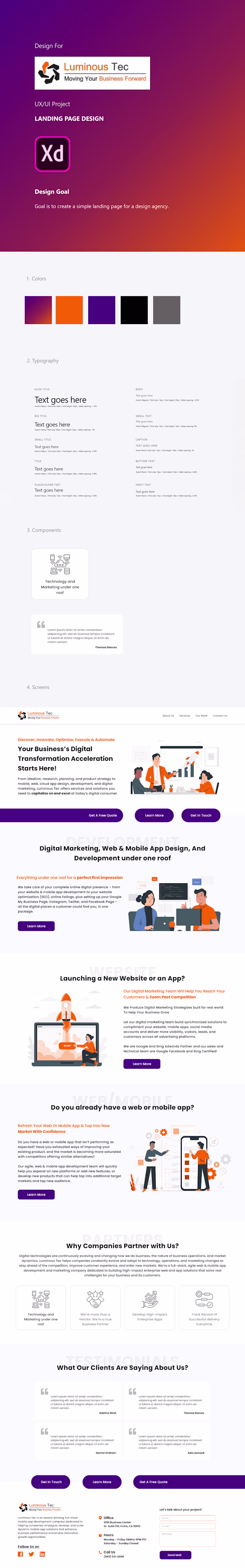Landing Page UI