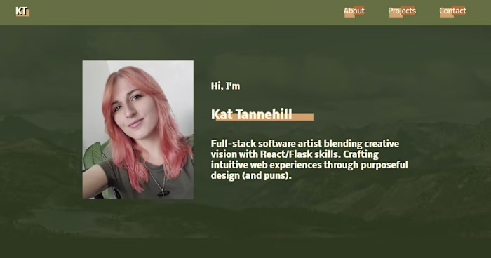 Personal Portfolio Website Development