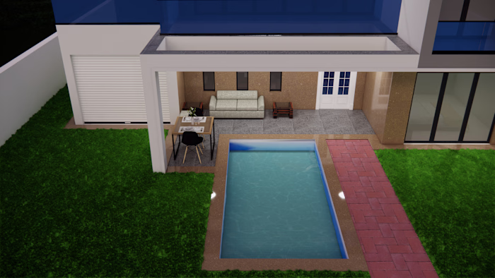 Modern Luxury Villa Exterior Realistic 3D Visualization😍