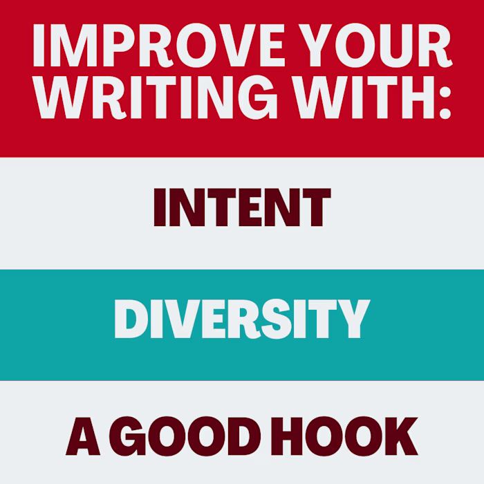 Three tips for improving your writing 
