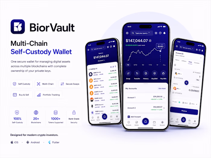 BiorVault - One seed phrase.