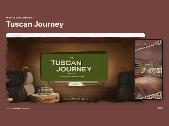 The Tuscan Journey — Campaign Recreation Study