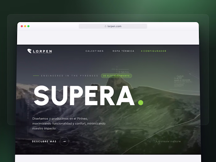 Lorpen — corporate site, B2C store and B2B dealer portal