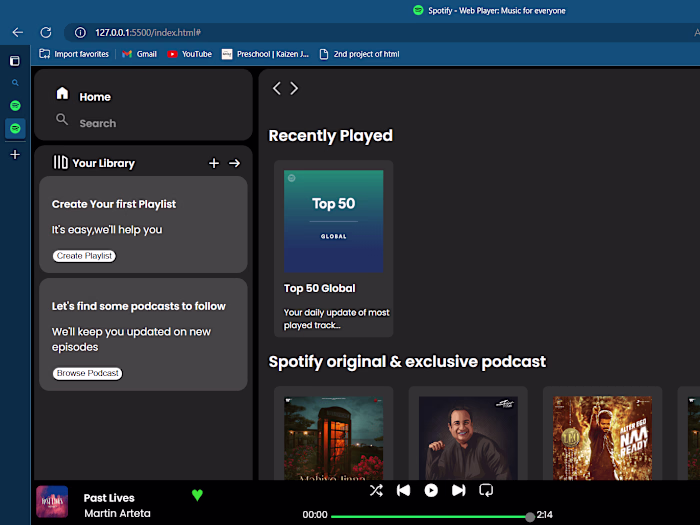 Spotify Clone