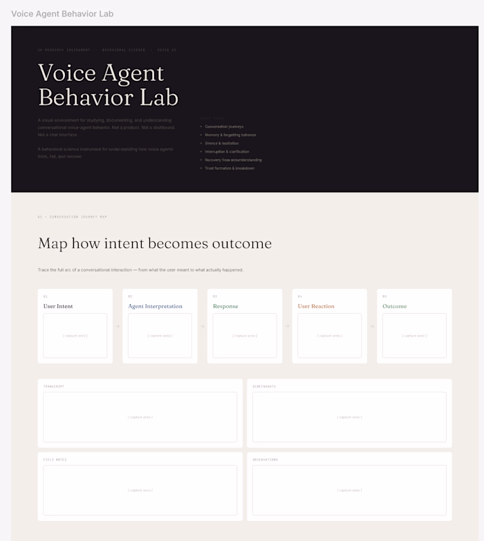 Voice Agent Behavior Lab
