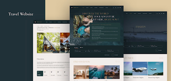 UTravel Website ReDesign