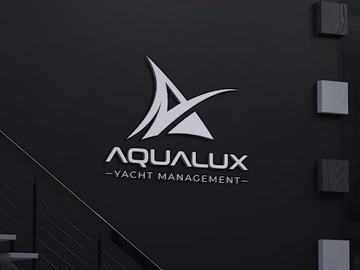 Aqualux - Yacht Management Logo Design