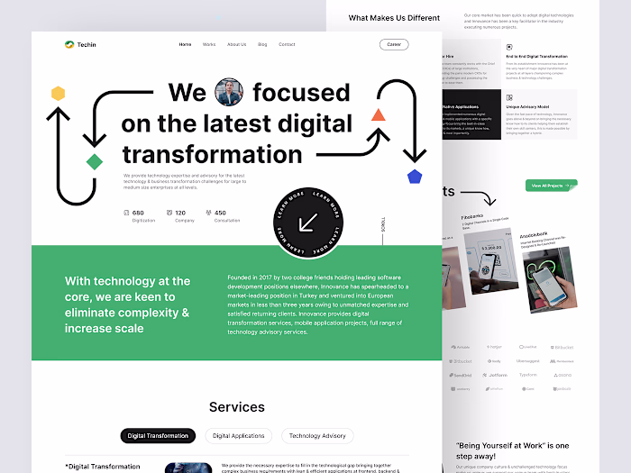 Techin - Landing Page