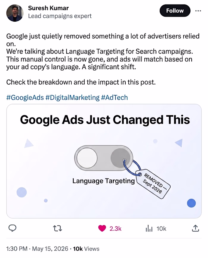 Google has quietly removed a