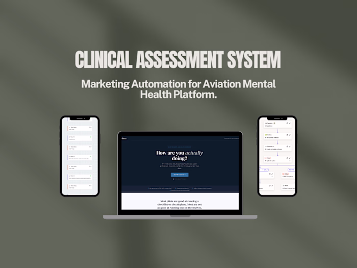 End-to-End Clinical Assessment & Marketing Automation System.