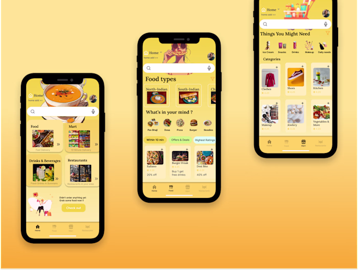 QuickBite Delivery App Design