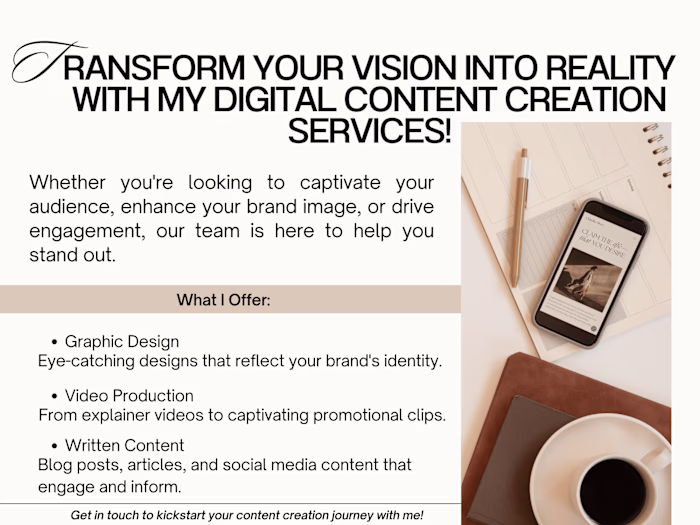 Content creation for social media post