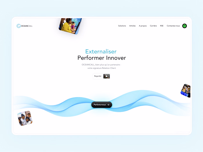 Oceancall Website | Design & Dev
