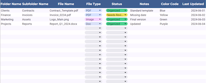 Google Drive Workspace Setup & File Organization