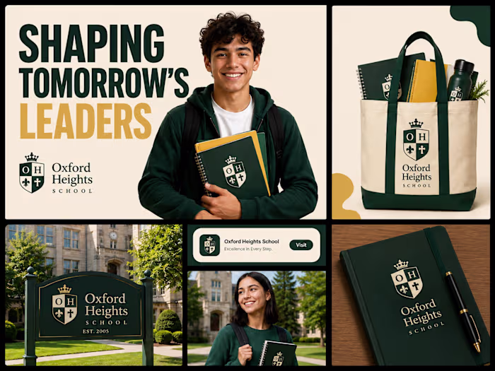 Private School Website Design – Oxford Heights UI/UX