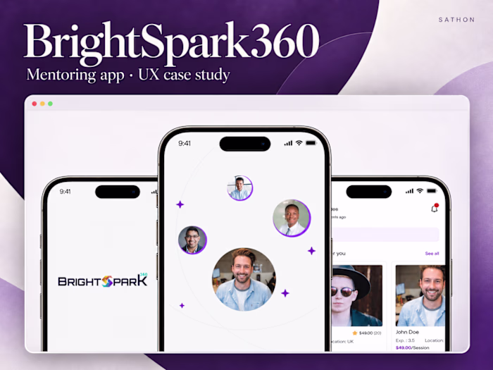 Mentoring App - UX Case Study