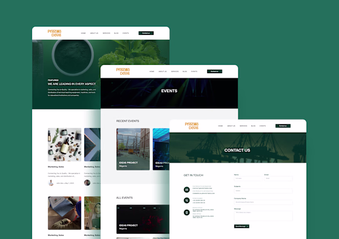 Custom WordPress Theme for Priscilla Davis Limited