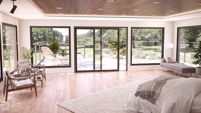 beautiful view house