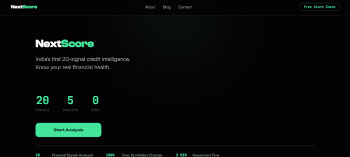 Solo-built alternative to traditional credit