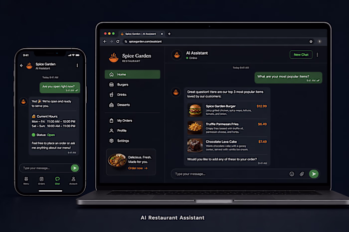 AI Restaurant Assistant — Food Business