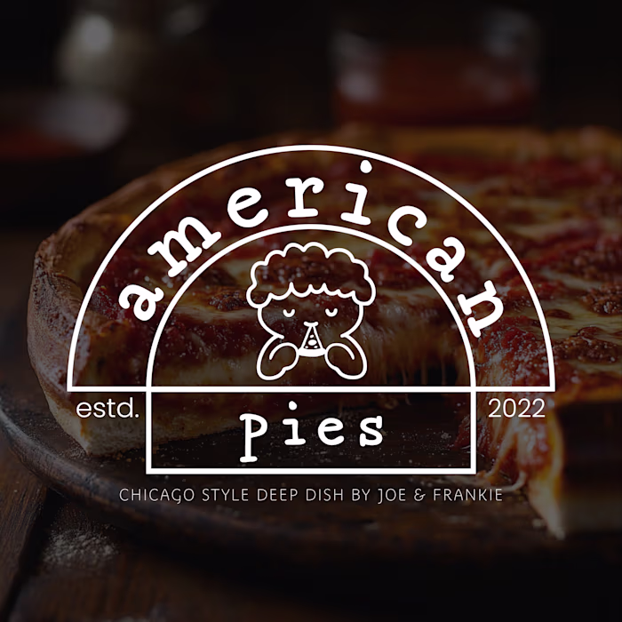 Logo Design for a Deep Dish Pizza joint: American Pies