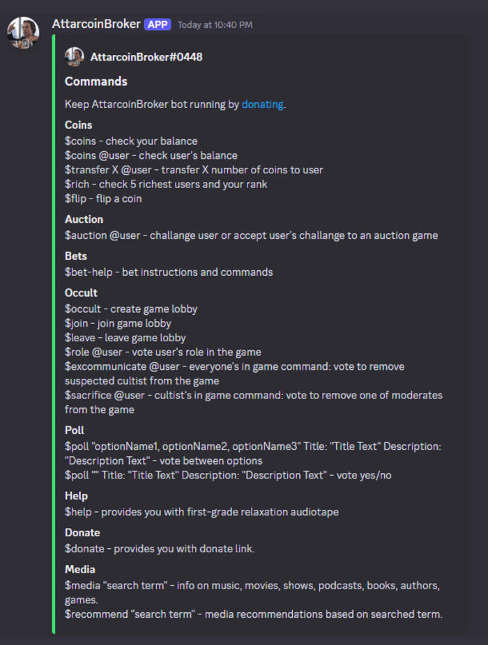 Discord Economy Bot