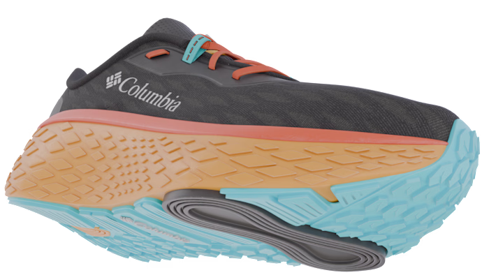 High-Quality CGI Renders for Columbia Konos Elevate Shoes
