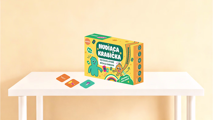 Nudiaca krabička — Visual Identity & Packaging Design