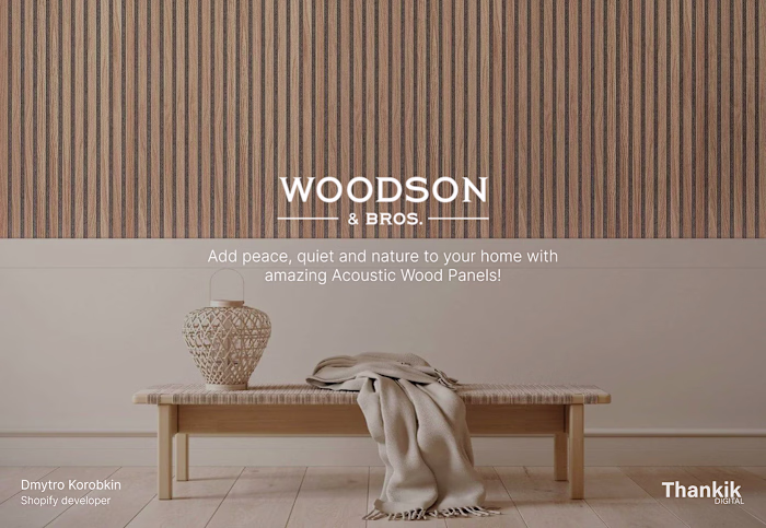 Acoustic Wood Panels Shopify Store 