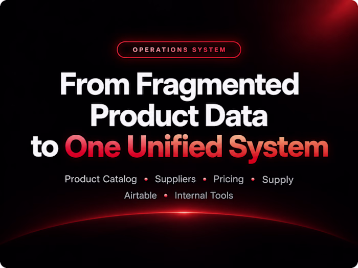 From Fragmented Product Data to One Unified Operations System