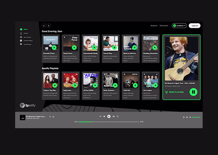 Spotify UI Revamp