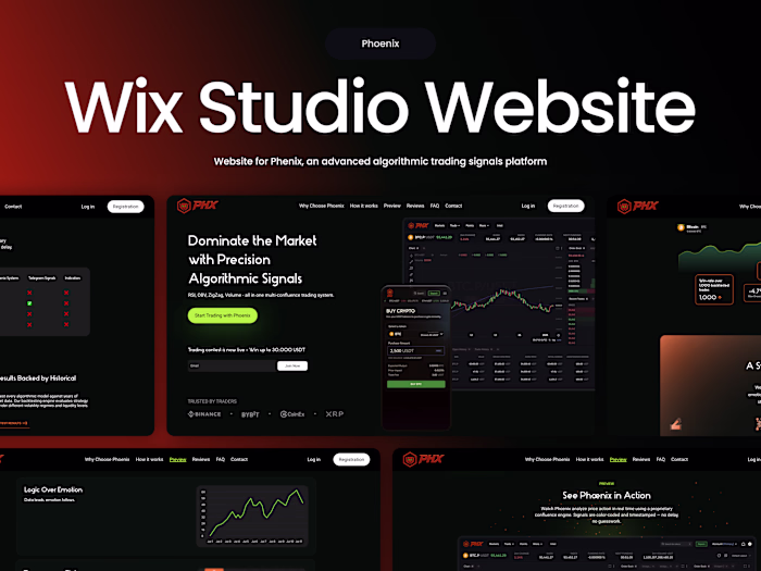 We recently worked on a new @Wix Studio website for Phoenix,...