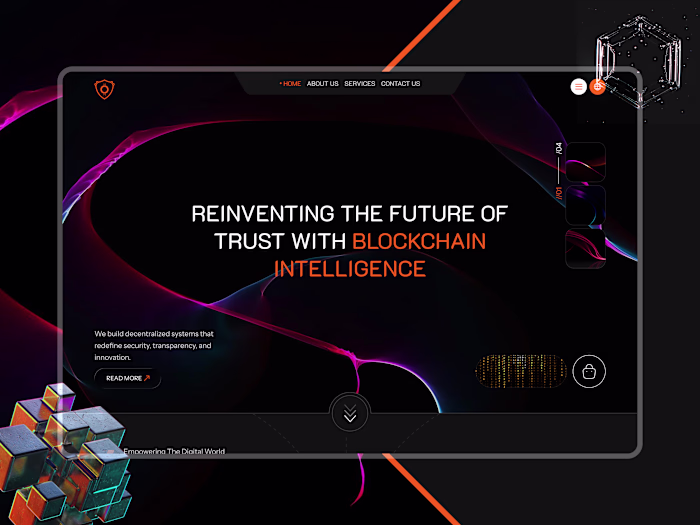⛓️ Beyond the Block — A Futuristic Blockchain Experience Bui...
