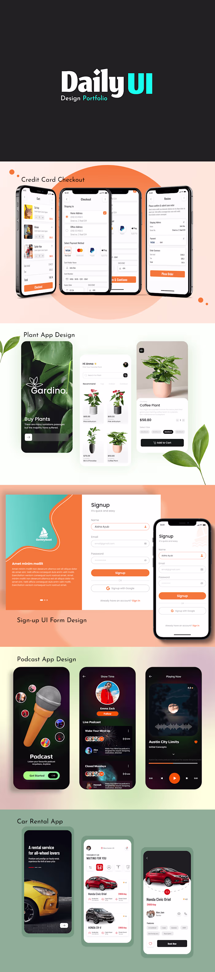 Daily UI Design