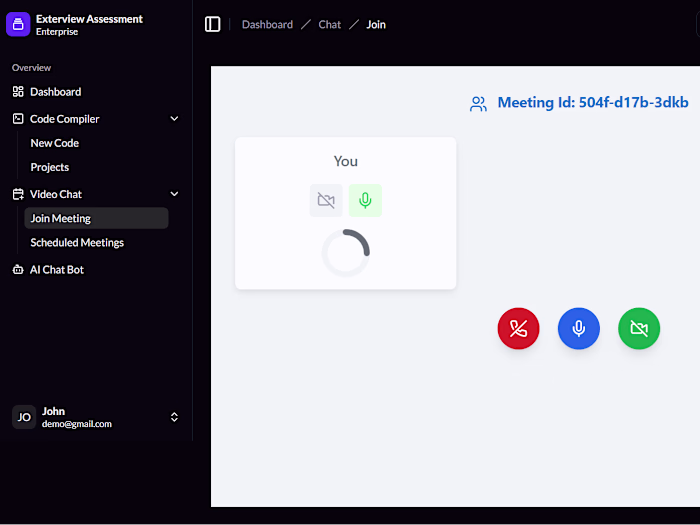 Exterview - Video Call Web App