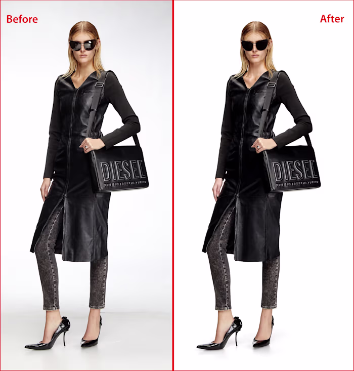 Leather Dress DIESEL Bag Before & After